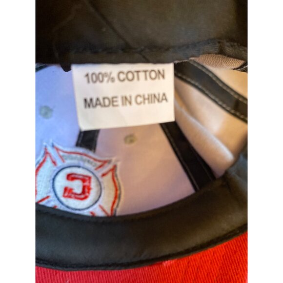 Chicago Fire Embroidered Logo Gray Red Hat Cap Adjustable - Picture 7 of 9